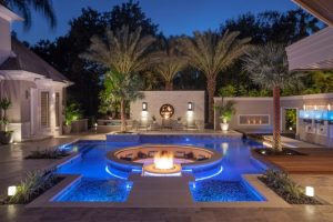 Infusing the elements of water with fire is the prefect way to take your landscape design to the next level - using fire pits, fire pots and fire lines.